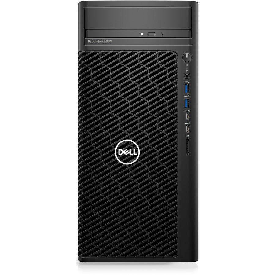 Dell Precision 3000 3660 Workstation - Intel Core i7 12th Gen i7-12700 - 16 GB - 512 GB SSD - Tower - Black