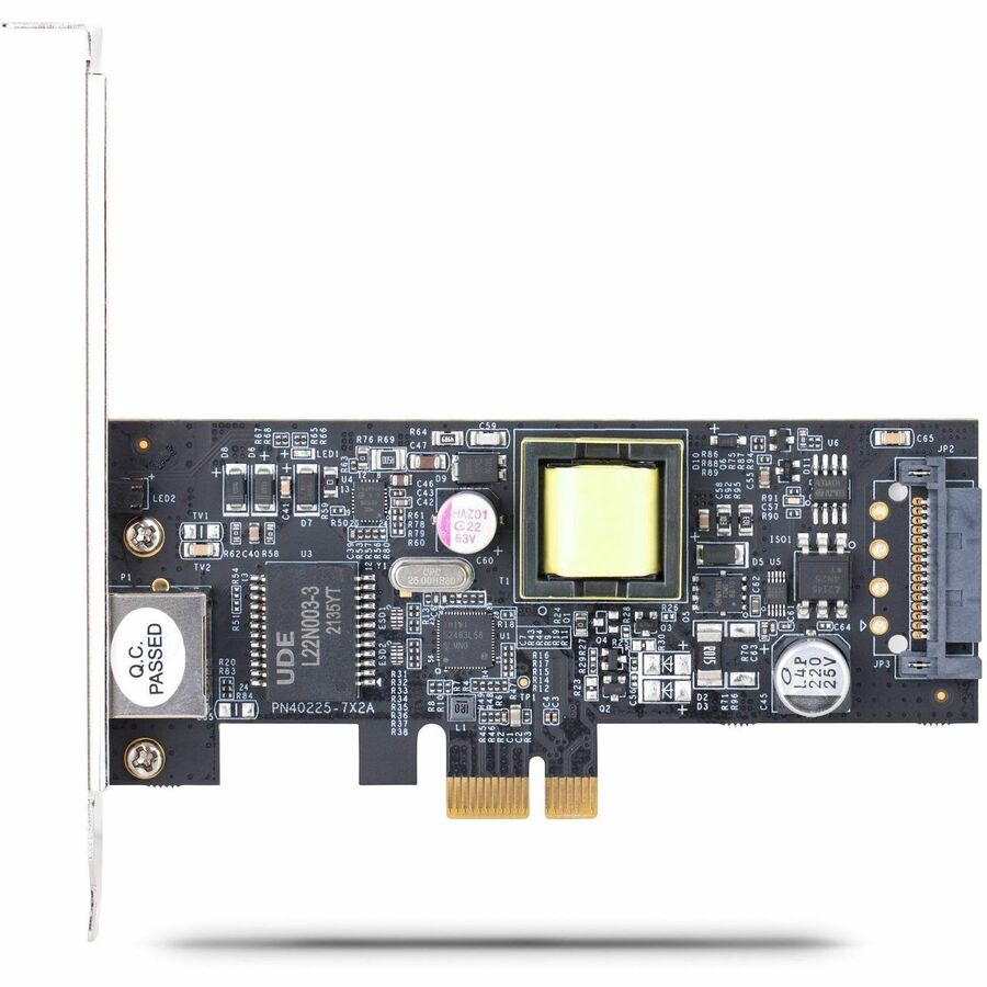 StarTech.com 1-Port 2.5Gbps PCI Express PoE Network Card, Intel I225-V, PCIe 802.3af/at PoE+ Multi-Gigabit NIC, SATA Powered Ethernet Card