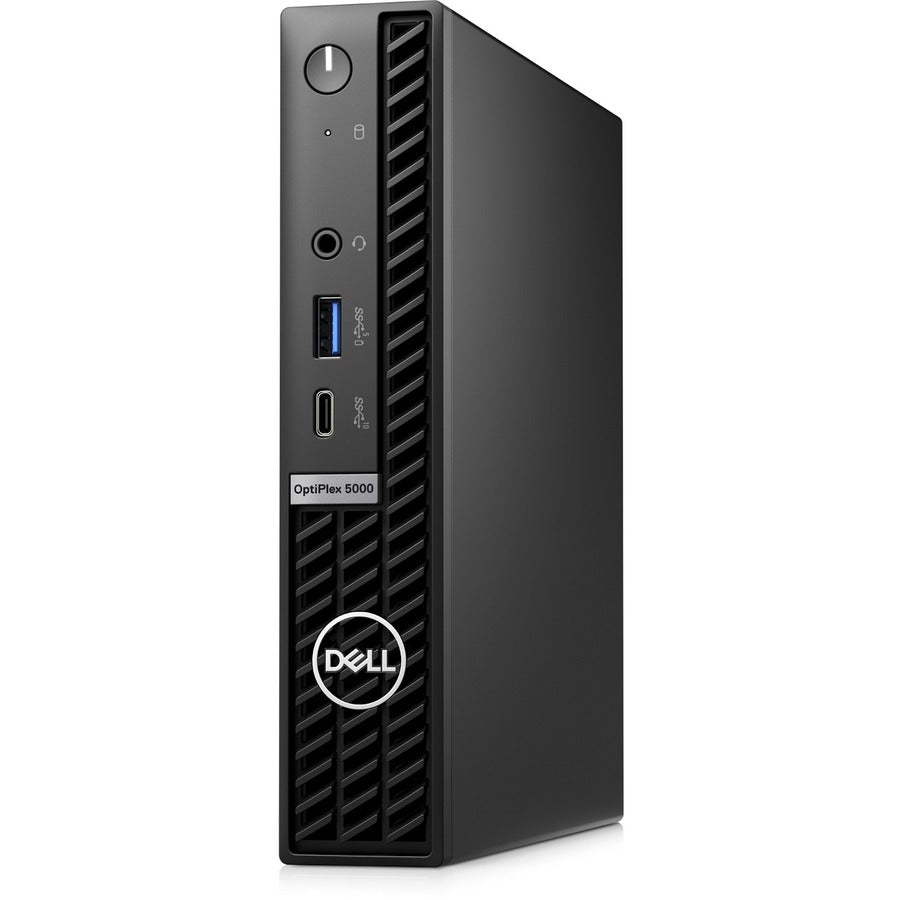 Dell OptiPlex 5000 Desktop Computer - Intel Core i5 12th Gen i5-12500T - 8 GB - 256 GB SSD - Micro PC - Black