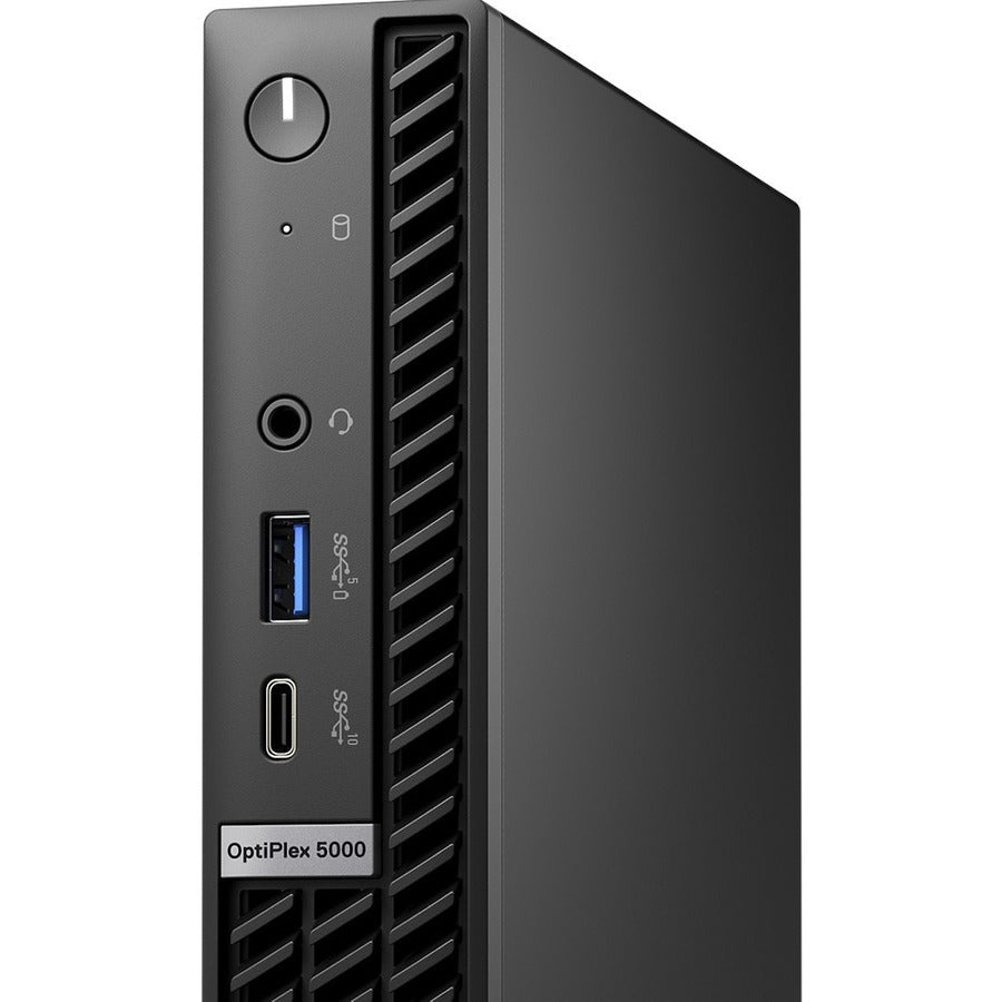 Dell OptiPlex 5000 Desktop Computer - Intel Core i5 12th Gen i5-12500T - 8 GB - 256 GB SSD - Micro PC - Black