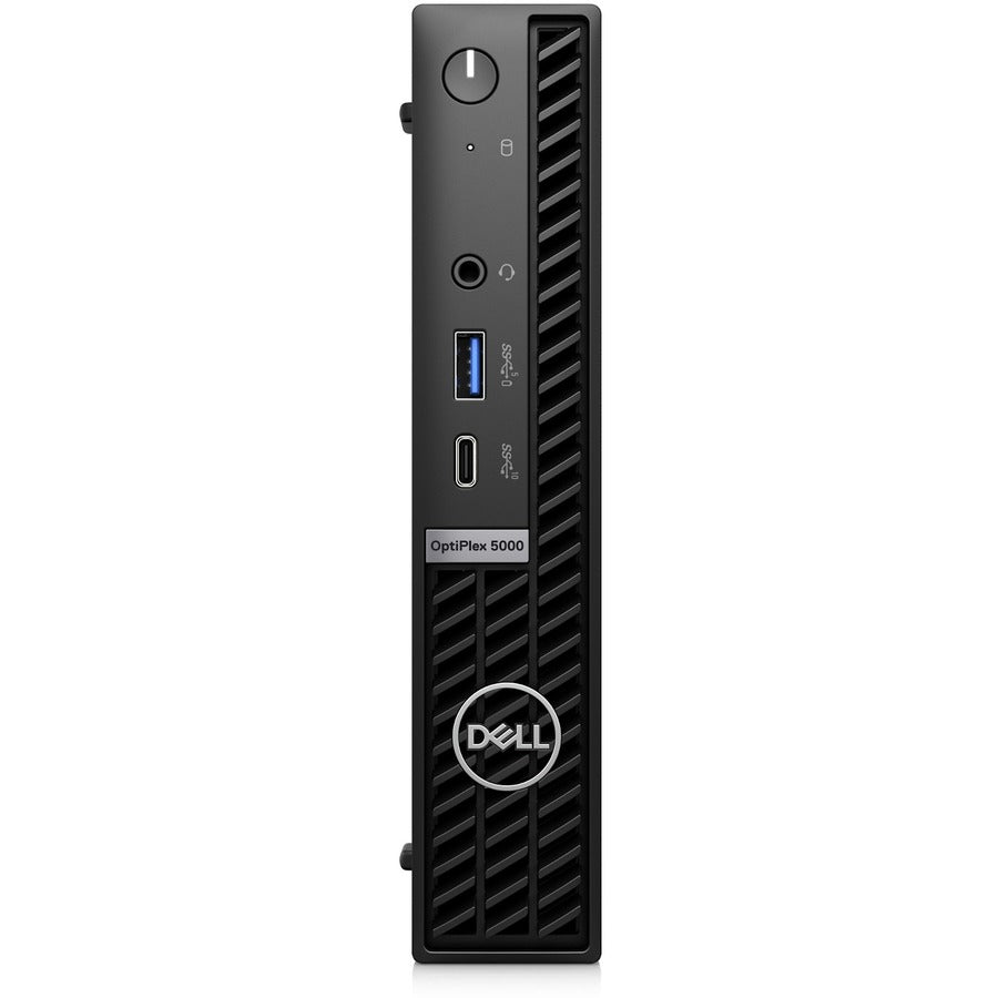 Dell OptiPlex 5000 Desktop Computer - Intel Core i5 12th Gen i5-12500T - 8 GB - 256 GB SSD - Micro PC - Black