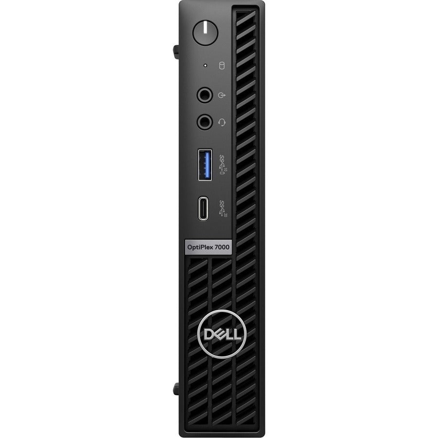 Dell OptiPlex 7000 Desktop Computer - Intel Core i7 12th Gen i7-12700T - 16 GB - 512 GB SSD - Micro PC - Black