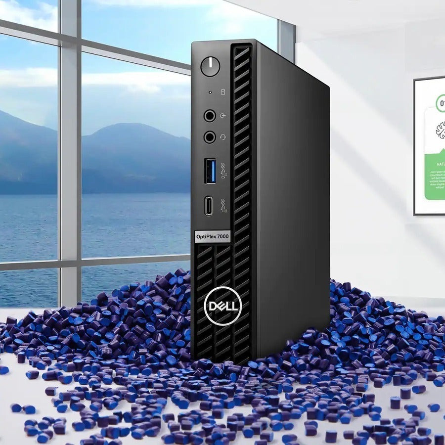 Dell OptiPlex 7000 Desktop Computer - Intel Core i7 12th Gen i7-12700T - 16 GB - 512 GB SSD - Micro PC - Black