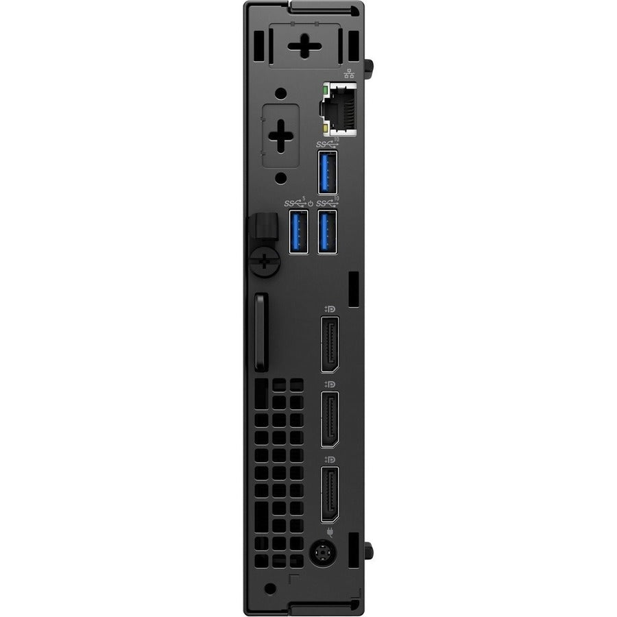 Dell OptiPlex 7000 Desktop Computer - Intel Core i5 12th Gen i5-12500T - 16 GB - 256 GB SSD - Micro PC - Black