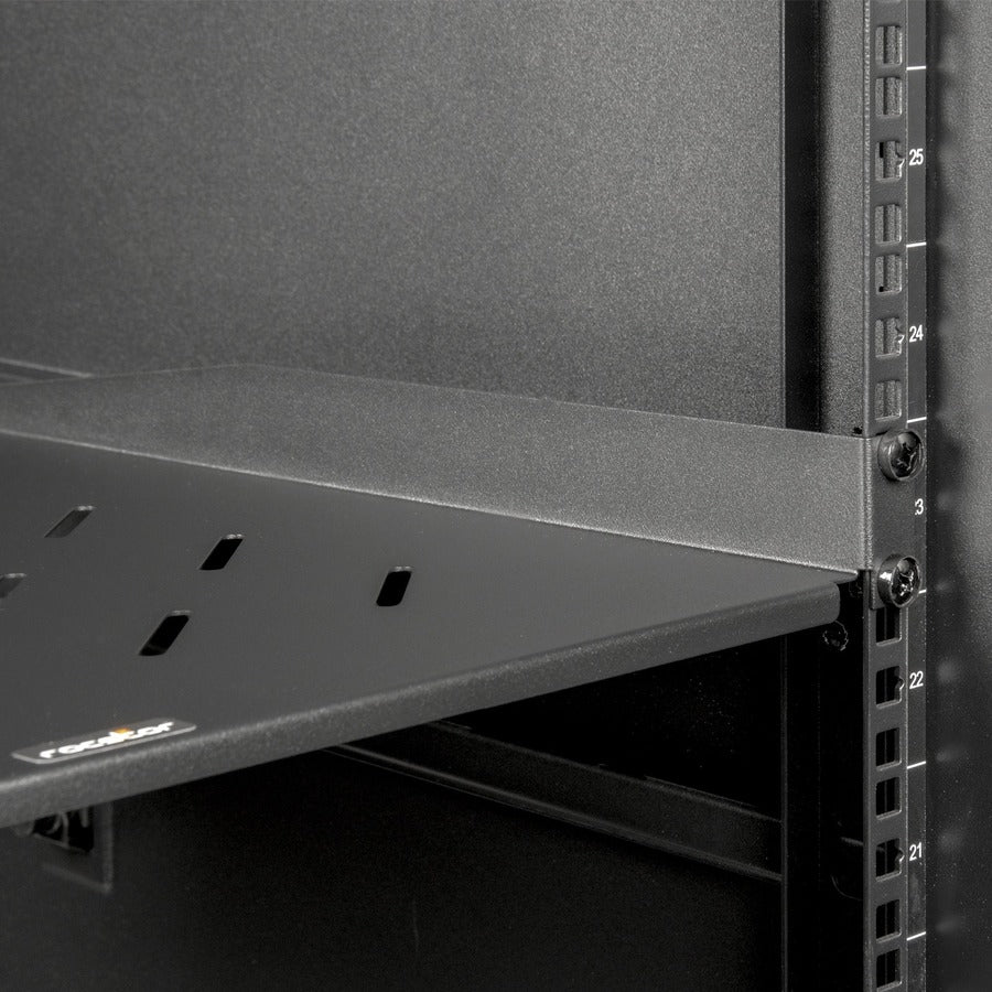 Rocstor 1U Universal Vented Rack Mount Shelf