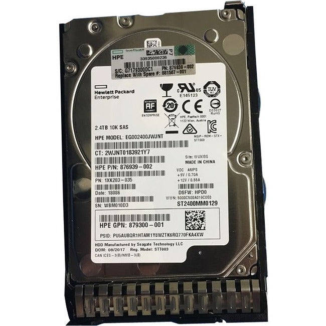 HPE 2.40 TB Hard Drive - 2.5