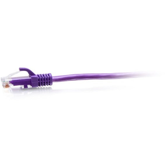 C2G 3ft Cat6a Snagless Unshielded (UTP) Slim Ethernet Patch Cable - Purple