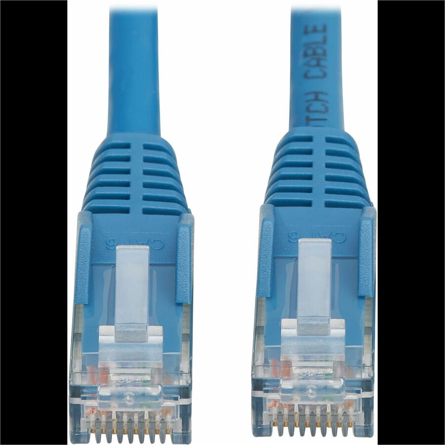 Eaton Tripp Lite Series Cat6 Gigabit Snagless Molded UTP Ethernet Cable (RJ45 M/M), PoE, LSZH, Blue, 2.5 m (8.2 ft.)