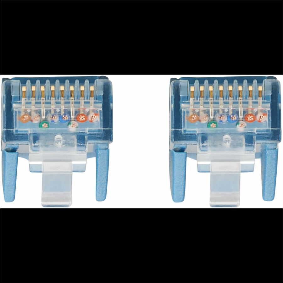 Eaton Tripp Lite Series Cat6 Gigabit Snagless Molded UTP Ethernet Cable (RJ45 M/M), PoE, LSZH, Blue, 2.5 m (8.2 ft.)