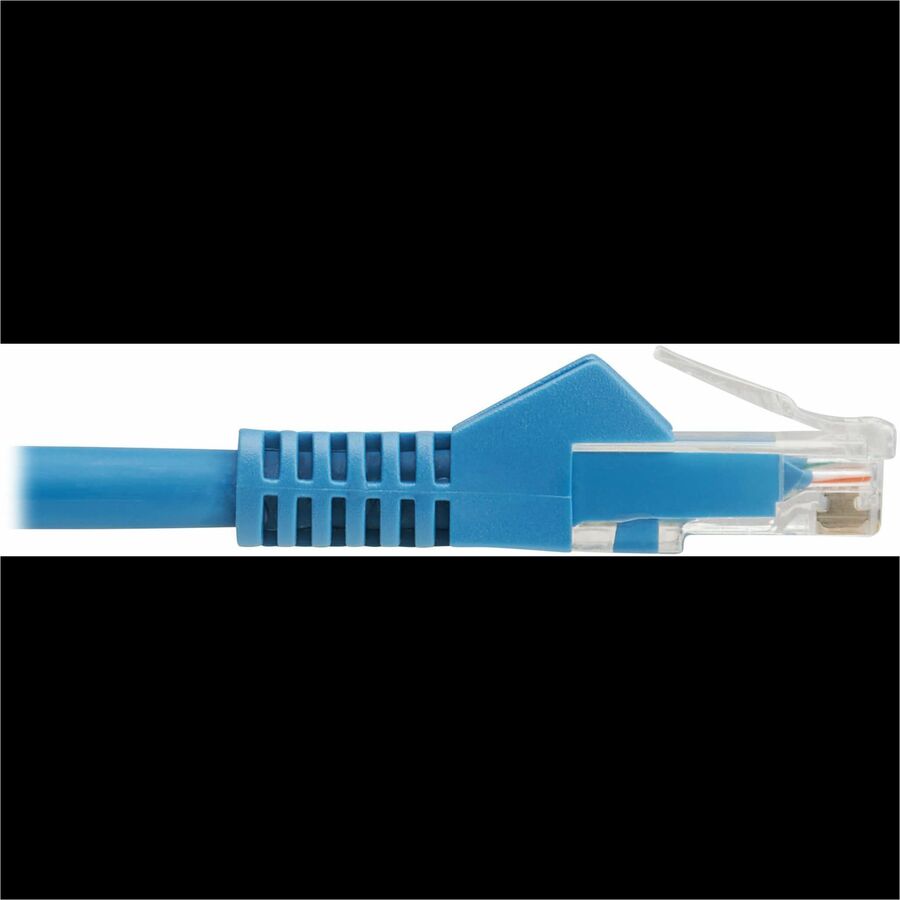 Eaton Tripp Lite Series Cat6 Gigabit Snagless Molded UTP Ethernet Cable (RJ45 M/M), PoE, LSZH, Blue, 2.5 m (8.2 ft.)