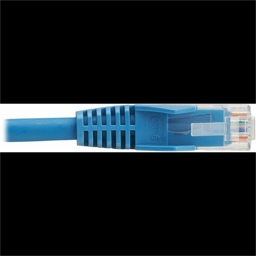 Eaton Tripp Lite Series Cat6 Gigabit Snagless Molded UTP Ethernet Cable (RJ45 M/M), PoE, LSZH, Blue, 2.5 m (8.2 ft.)