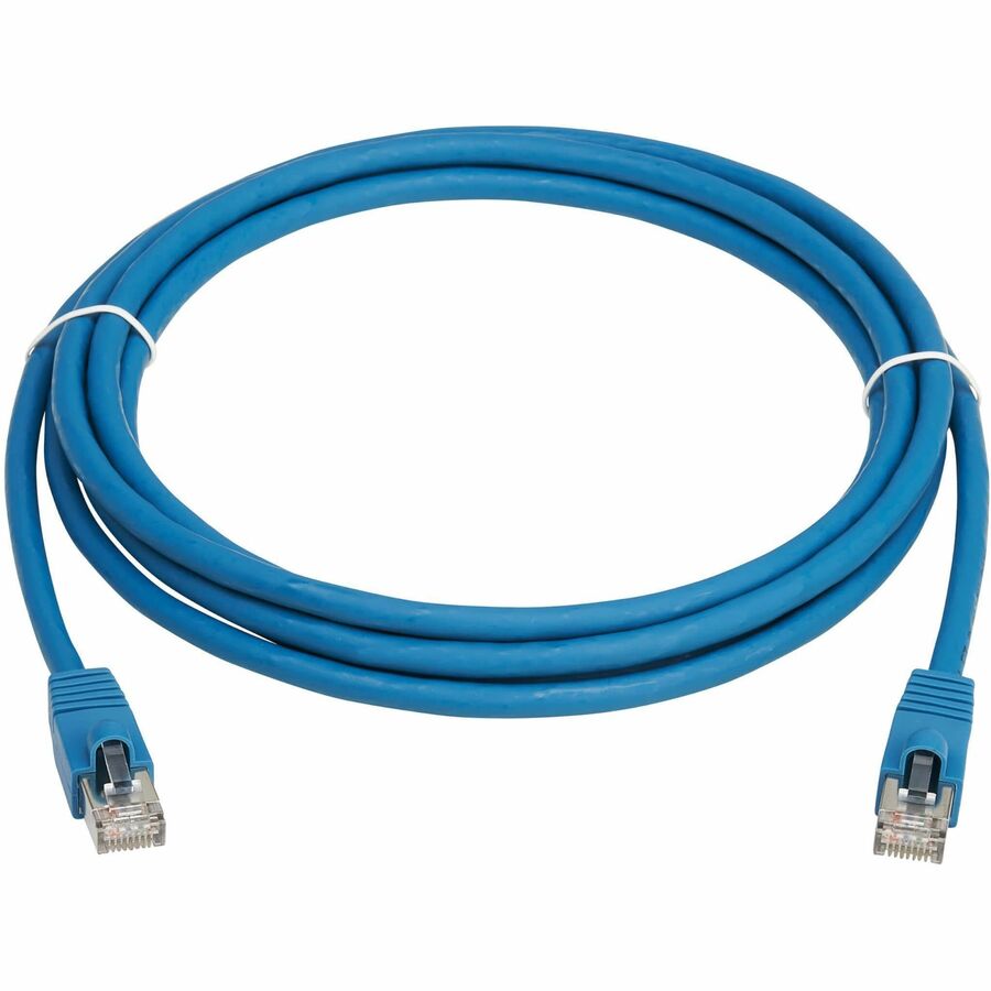 Eaton Tripp Lite Series Cat8 40G Snagless SSTP Ethernet Cable (RJ45 M/M), PoE, LSZH, Blue, 4 m (13.1 ft.)