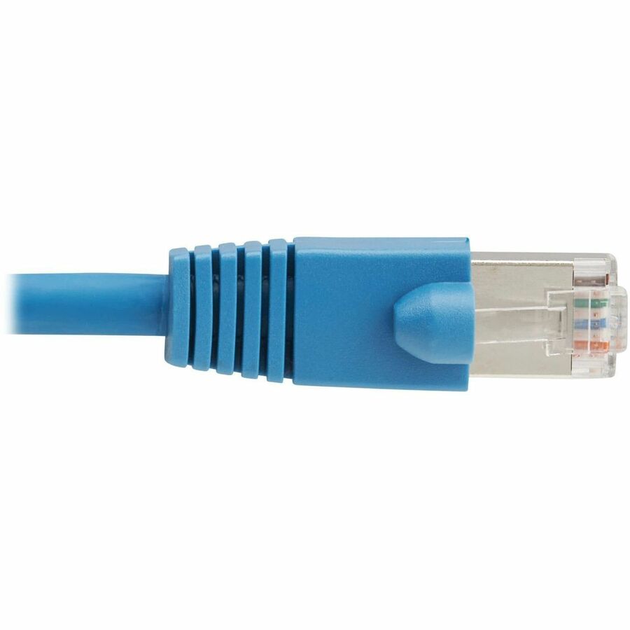 Eaton Tripp Lite Series Cat8 40G Snagless SSTP Ethernet Cable (RJ45 M/M), PoE, LSZH, Blue, 4 m (13.1 ft.)