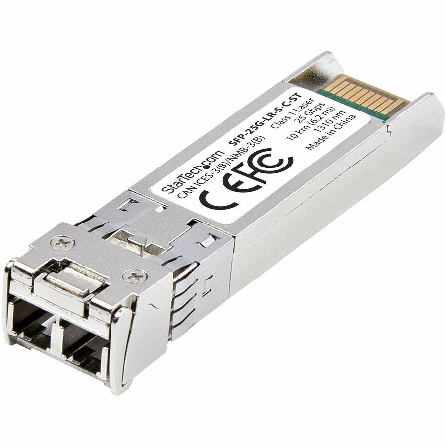 StarTech.com Cisco SFP-25G-SR-S Compatible SFP28 Module, 25Gb Multimode Fiber (MMF), 25GBASE-SR LC Transceiver, 100m (328ft), DDM/DOM