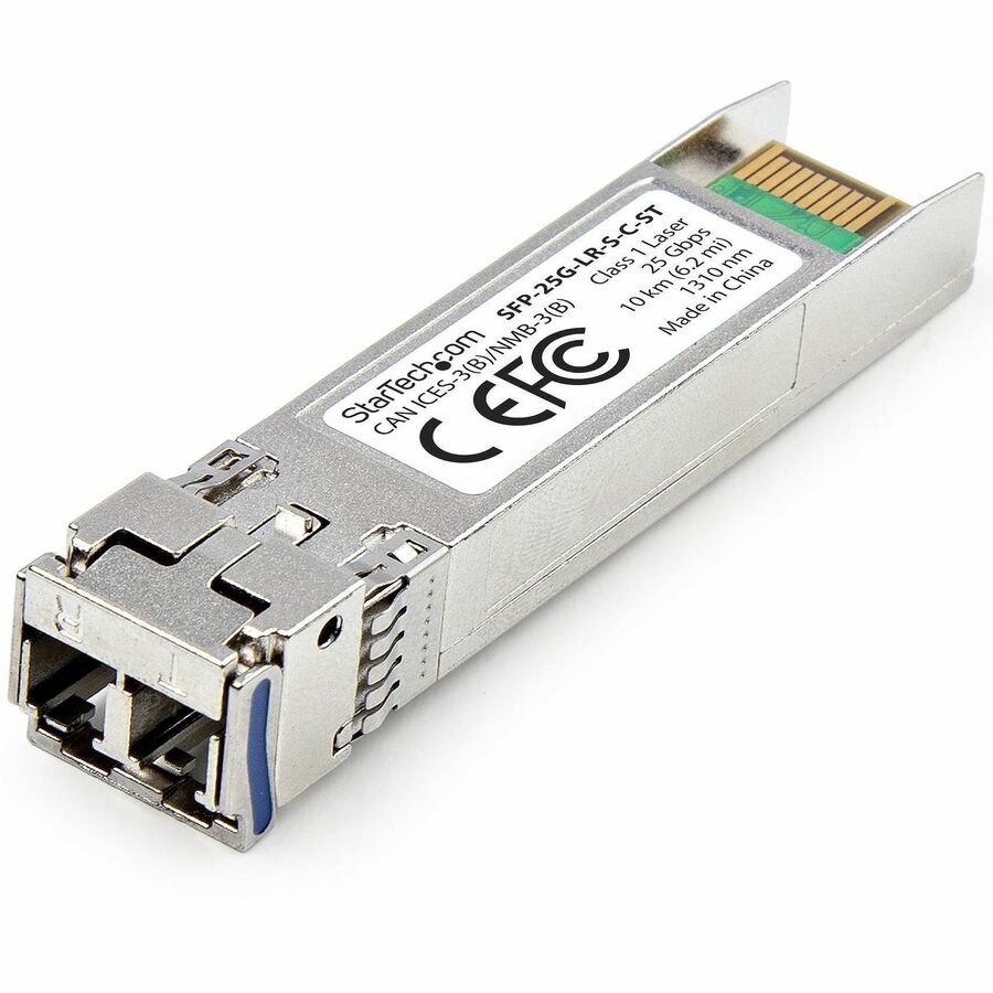 StarTech.com Cisco SFP-25G-LR-S Compatible SFP28 Module, 25Gb Single Mode Fiber (SMF), 25GBASE-LR LC Transceiver, 10km (6.2mi), DDM/DOM