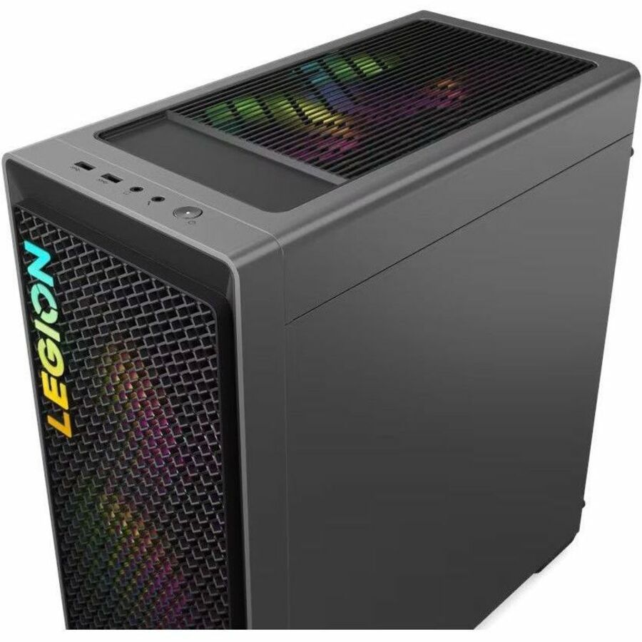 Lenovo Legion T5 26ARA8 90UX0015US Gaming Desktop Computer - AMD Ryzen 7 7700 - 32 GB - 1 TB SSD - Tower - Storm Gray