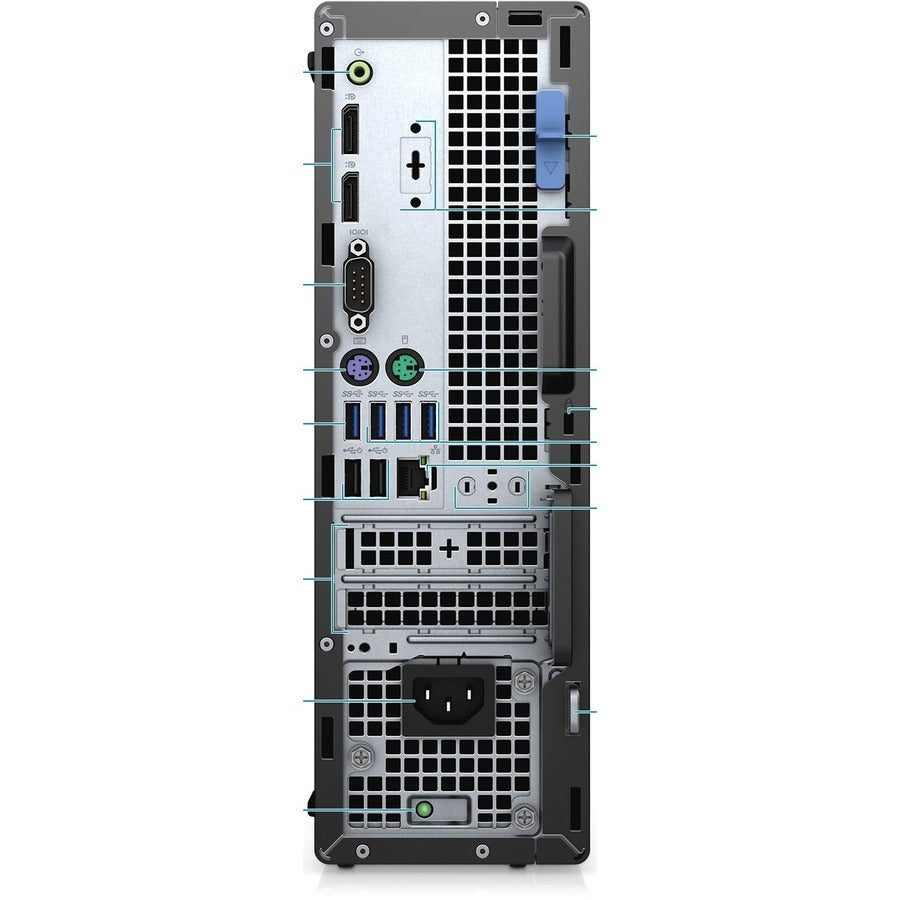 Dell OptiPlex 7000 7080 Desktop Computer - Intel Core i5 10th Gen i5-10500 Hexa-core (6 Core) 3.10 GHz - 8 GB RAM DDR4 SDRAM - 256 GB SSD - Small Form Factor