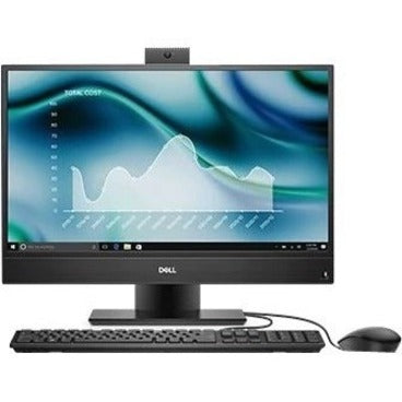 Dell OptiPlex 3000 3280 All-in-One Computer - Intel Core i3 10th Gen I3-10105T Quad-core (4 Core) 3 GHz - 8 GB RAM DDR4 SDRAM - 256 GB M.2 PCI Express NVMe SSD - 21.5