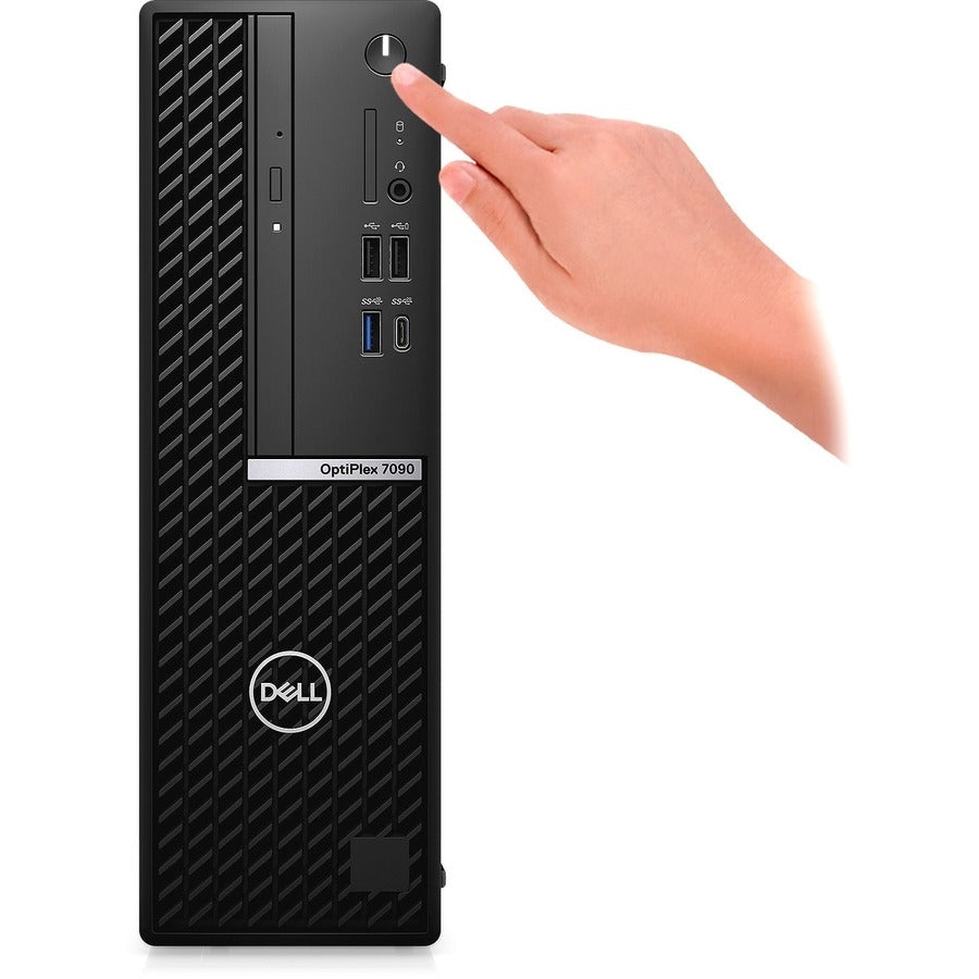 Dell OptiPlex 7000 7090 Desktop Computer - Intel Core i5 10th Gen i5-10505 Hexa-core (6 Core) 3.20 GHz - 8 GB RAM DDR4 SDRAM - 256 GB M.2 PCI Express NVMe 3.0 x4 SSD - Small Form Factor - Black