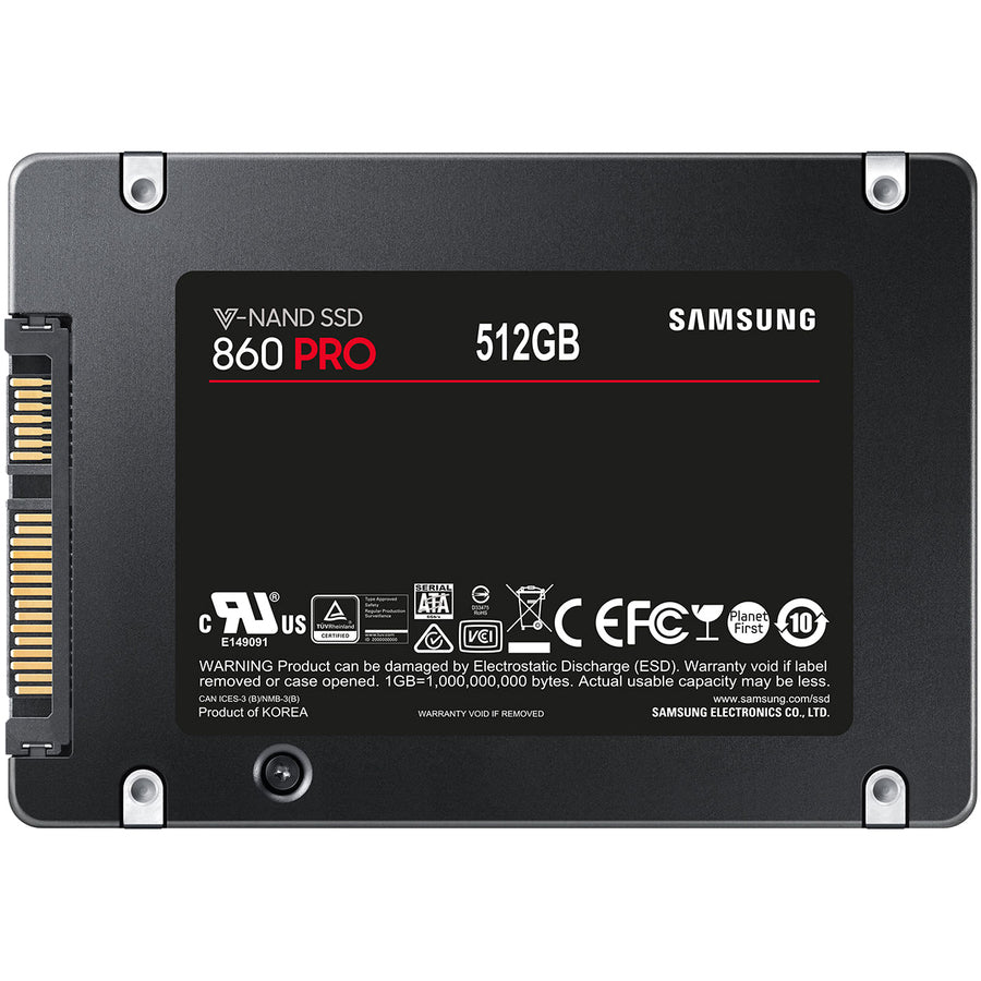 Samsung 860 PRO MZ-76P512BW 512 GB Solid State Drive - 2.5