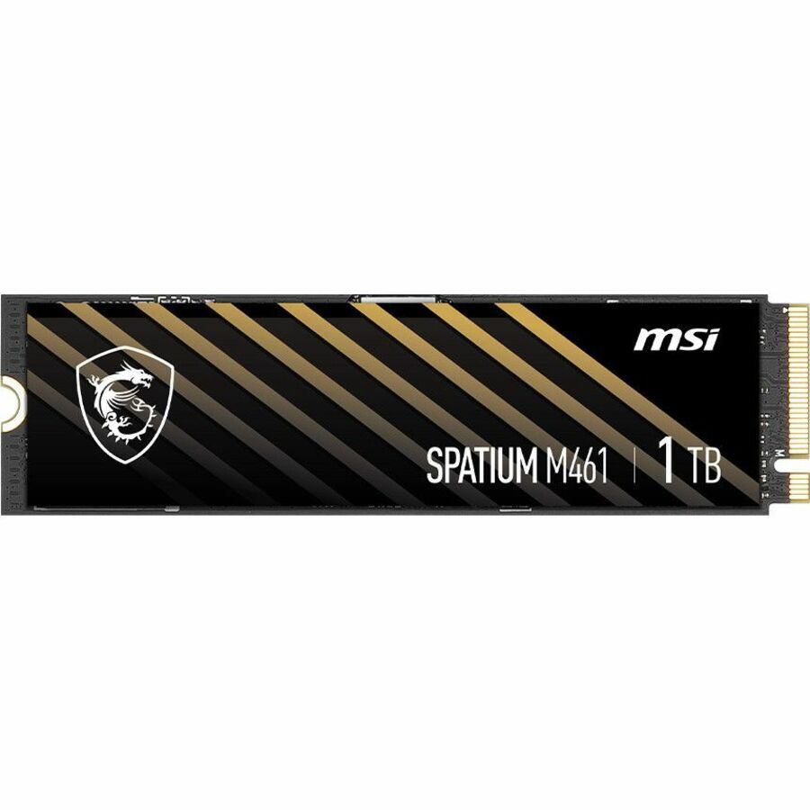 MSI SPATIUM M461 1 TB Solid State Drive - M.2 2280 Internal - PCI Express NVMe (PCI Express NVMe 4.0 x4)