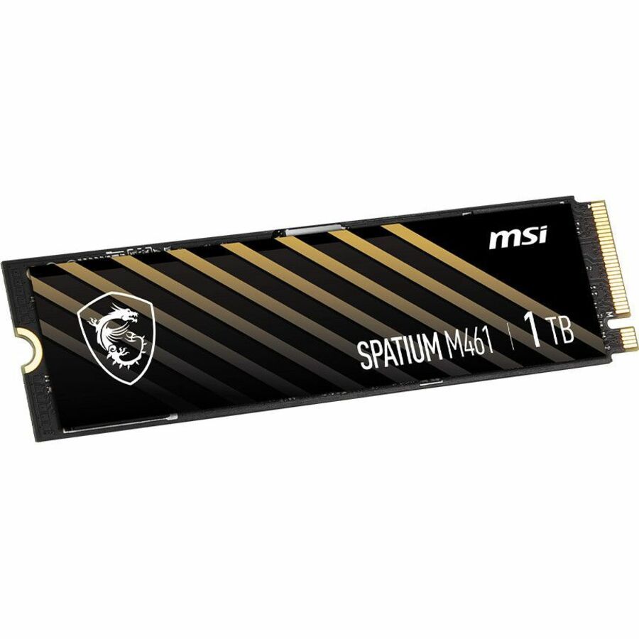 MSI SPATIUM M461 1 TB Solid State Drive - M.2 2280 Internal - PCI Express NVMe (PCI Express NVMe 4.0 x4)