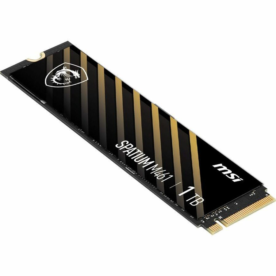 MSI SPATIUM M461 1 TB Solid State Drive - M.2 2280 Internal - PCI Express NVMe (PCI Express NVMe 4.0 x4)