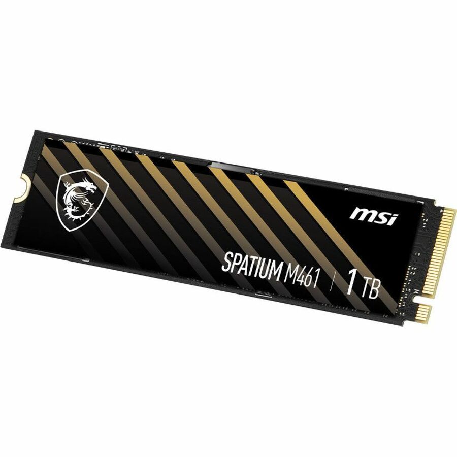 MSI SPATIUM M461 1 TB Solid State Drive - M.2 2280 Internal - PCI Express NVMe (PCI Express NVMe 4.0 x4)