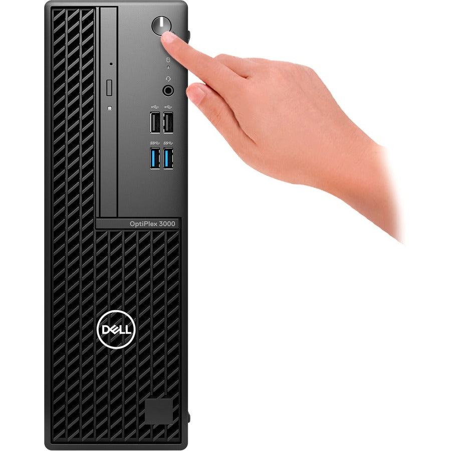 Dell OptiPlex 3000 Desktop Computer - Intel Core i5 12th Gen i5-12500 Hexa-core (6 Core) 3 GHz - 8 GB RAM DDR4 SDRAM - 256 GB M.2 PCI Express NVMe SSD - Small Form Factor - Black