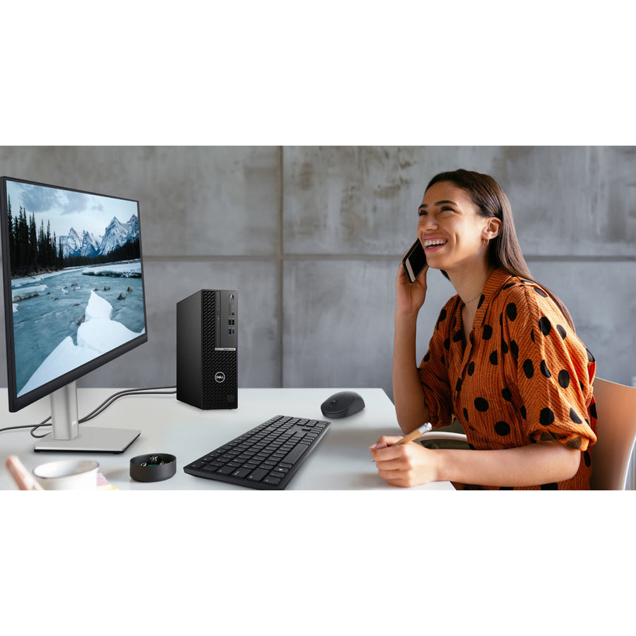 Dell OptiPlex 3000 Desktop Computer - Intel Core i5 12th Gen i5-12500 Hexa-core (6 Core) 3 GHz - 8 GB RAM DDR4 SDRAM - 256 GB M.2 PCI Express NVMe SSD - Small Form Factor - Black