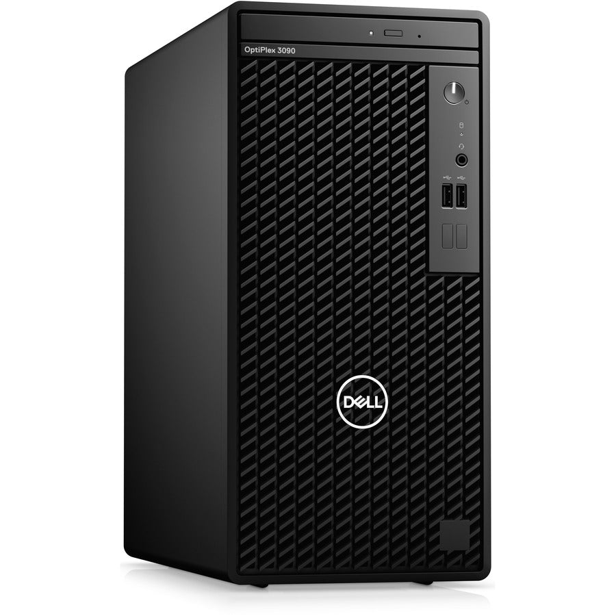 Dell OptiPlex 3000 3090 Desktop Computer - Intel Core i5 10th Gen i5-10505 Hexa-core (6 Core) 3.20 GHz - 8 GB RAM DDR4 SDRAM - 256 GB M.2 PCI Express NVMe SSD - Tower - Black