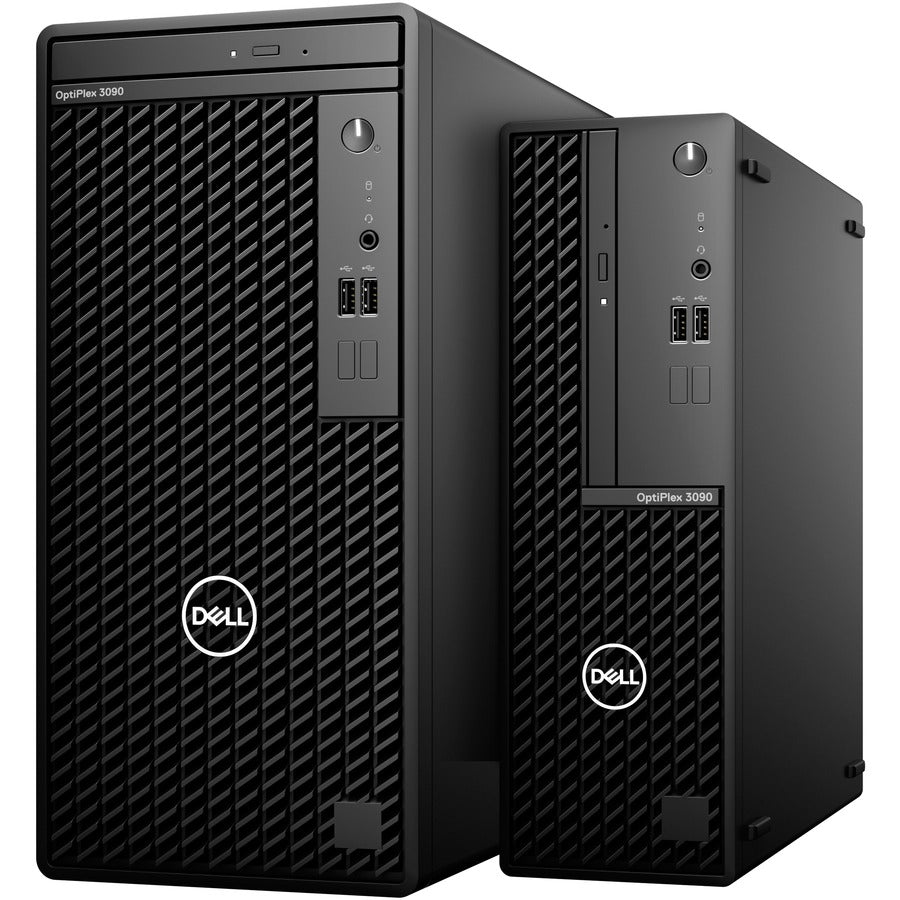 Dell OptiPlex 3000 3090 Desktop Computer - Intel Core i5 10th Gen i5-10505 Hexa-core (6 Core) 3.20 GHz - 8 GB RAM DDR4 SDRAM - 256 GB M.2 PCI Express NVMe SSD - Tower - Black