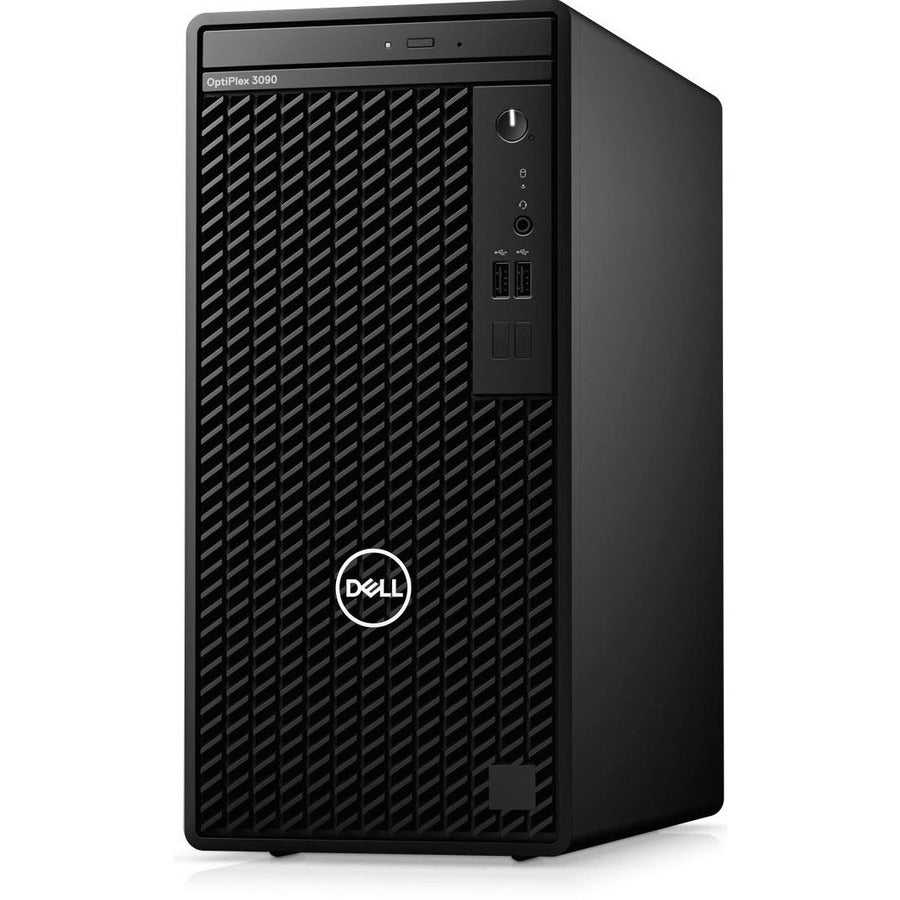 Dell OptiPlex 3000 3090 Desktop Computer - Intel Core i5 10th Gen i5-10505 Hexa-core (6 Core) 3.20 GHz - 8 GB RAM DDR4 SDRAM - 256 GB M.2 PCI Express NVMe SSD - Tower - Black