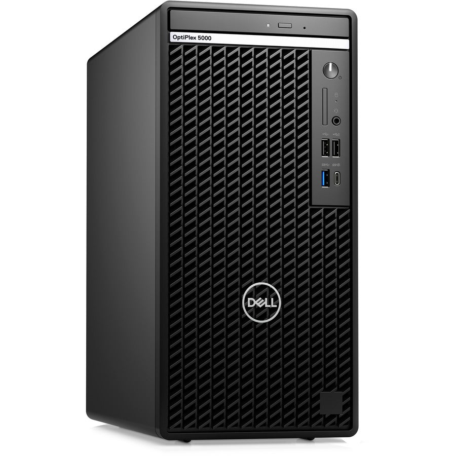 Dell OptiPlex 5000 Desktop Computer - Intel Core i7 12th Gen i7-12700 Dodeca-core (12 Core) 2.10 GHz - 16 GB RAM DDR4 SDRAM - 512 GB M.2 PCI Express NVMe 3.0 x4 SSD - Tower - Black