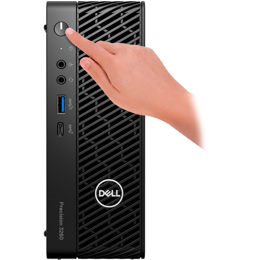 Dell Precision 3000 3260 Workstation - Intel Core i5 12th Gen i5-12500 - 16 GB - 512 GB SSD - Ultra Small - Black