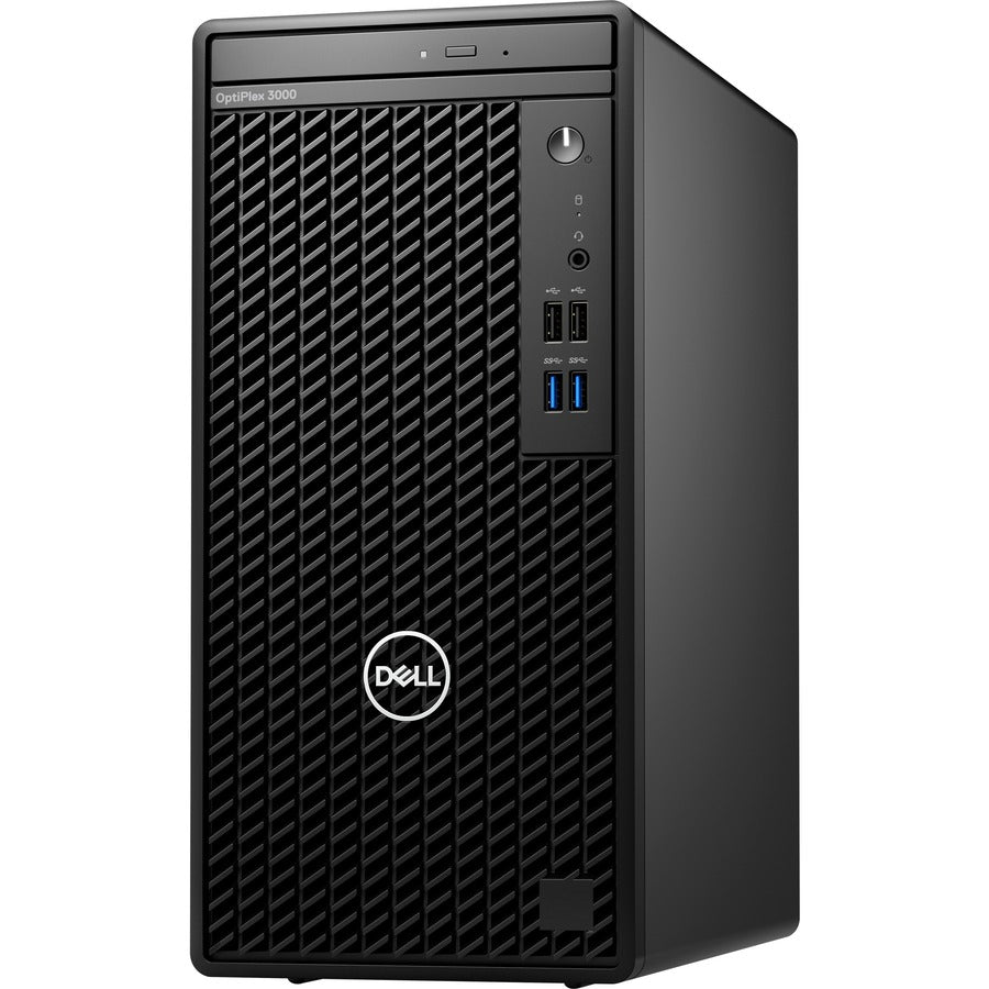 Dell OptiPlex 3000 Desktop Computer - Intel Core i5 12th Gen i5-12500 Hexa-core (6 Core) 3 GHz - 8 GB RAM DDR4 SDRAM - 256 GB M.2 PCI Express NVMe 3.0 x4 SSD - Tower - Black