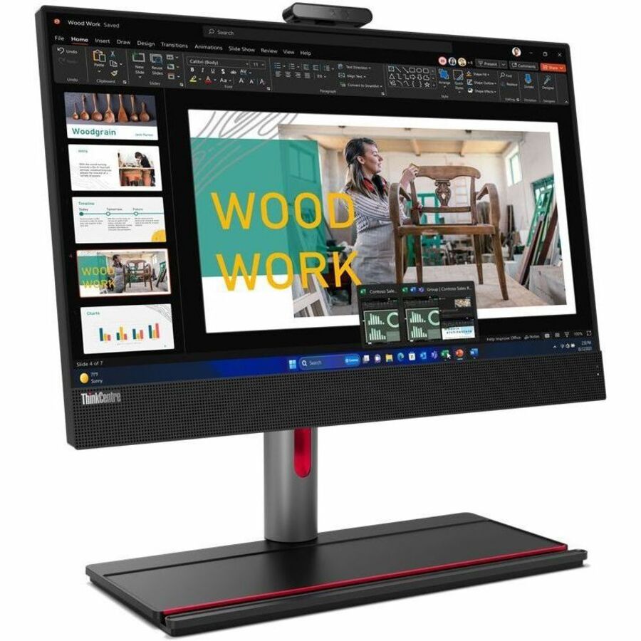 Lenovo ThinkCentre M90a Gen 5 12SH001LUS All-in-One Computer - Intel Core i5 14th Gen i5-14500 - 16 GB - 256 GB SSD - 23.8