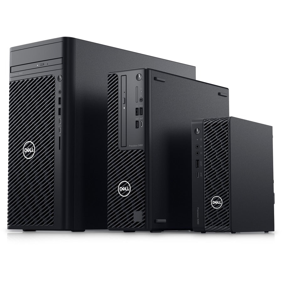 Dell Precision 3000 3460 Workstation - Intel Core i7 12th Gen i7-12700 - 16 GB - 512 GB SSD - Small Form Factor - Black