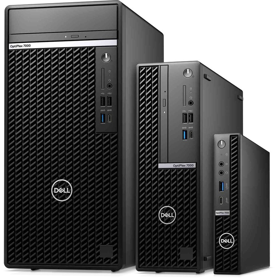 Dell OptiPlex 7000 Desktop Computer - Intel Core i5 12th Gen i5-12500 - 8 GB - 256 GB SSD - Small Form Factor - Black