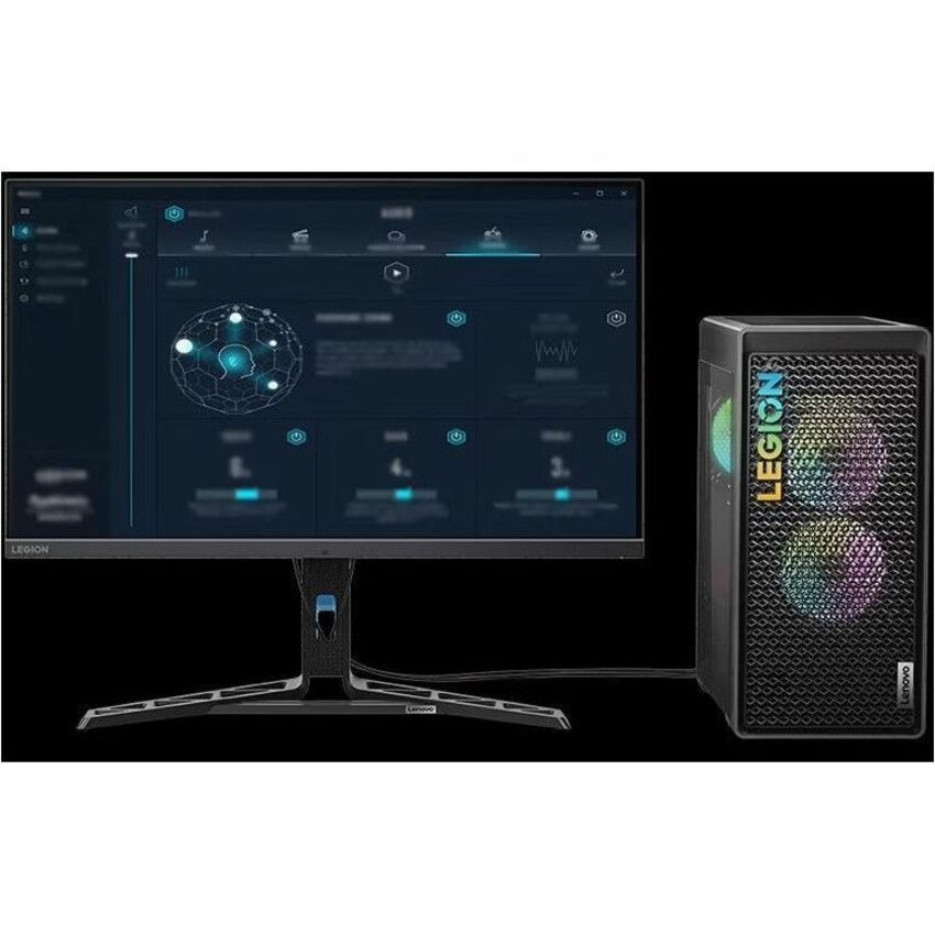 Lenovo Legion T5 26IRB8 90UT000GUS Gaming Desktop Computer - Intel Core i7 13th Gen i7-13700F - 16 GB - 1 TB SSD - Tower - Storm Gray