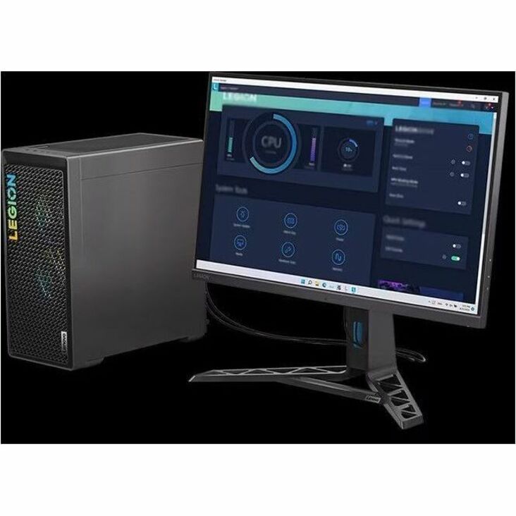 Lenovo Legion T5 26IRB8 90UT000GUS Gaming Desktop Computer - Intel Core i7 13th Gen i7-13700F - 16 GB - 1 TB SSD - Tower - Storm Gray