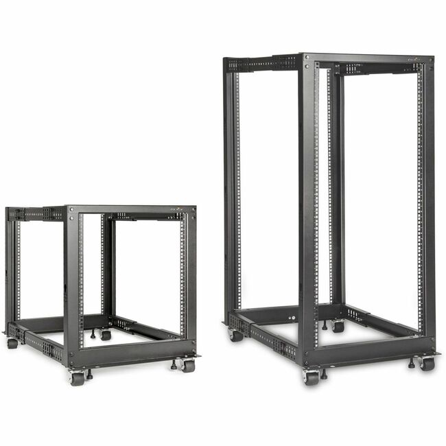 Rocstor SolidRack Open Frame 4-Post Adjustable Depth Rack