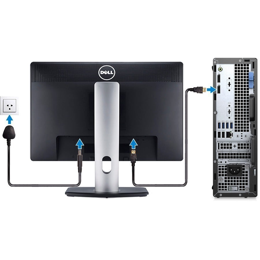 Dell-IMSourcing OptiPlex 5000 5090 Desktop Computer - Intel Core i5 11th Gen i5-11500 - 8 GB - 256 GB SSD - Small Form Factor