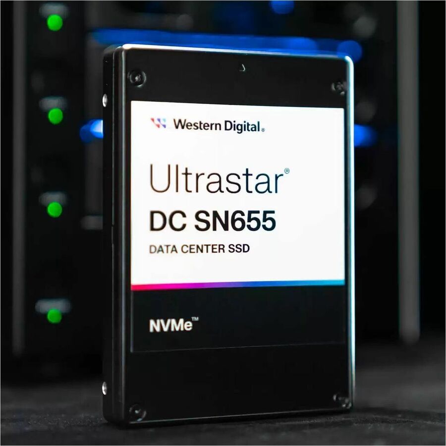 WD Ultrastar DC SN655 WUS5EA176ESP7E4 7.68 TB Solid State Drive - U.3 15 mm Internal - PCI Express NVMe (PCI Express NVMe 4.0 x4) - Read Intensive