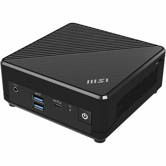 MSI Cubi N ADL Cubi N ADL-048US Desktop Computer - Intel N-Series N100 - 4 GB - 128 GB SSD - Mini PC - Black