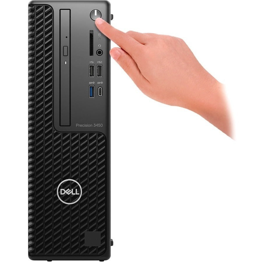 Dell-IMSourcing Precision 3000 3450 Workstation - Intel Core i7 10th Gen i7-10700 - 16 GB - 512 GB SSD - Small Form Factor - Black