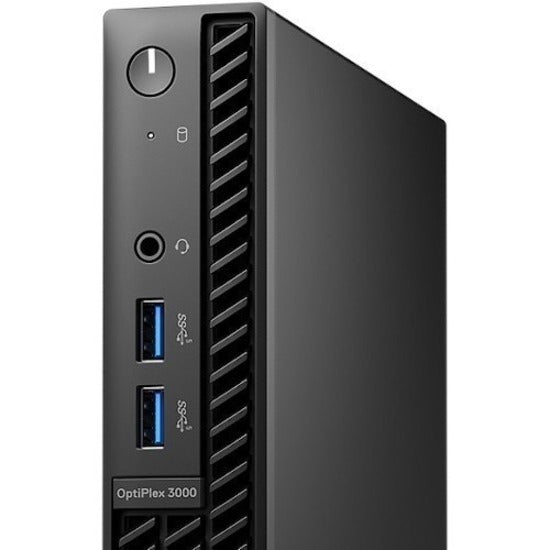 Dell-IMSourcing OptiPlex 3000 Desktop Computer - Intel Core i5 12th Gen i5-12500T - 16 GB - 256 GB SSD - Micro PC - Black