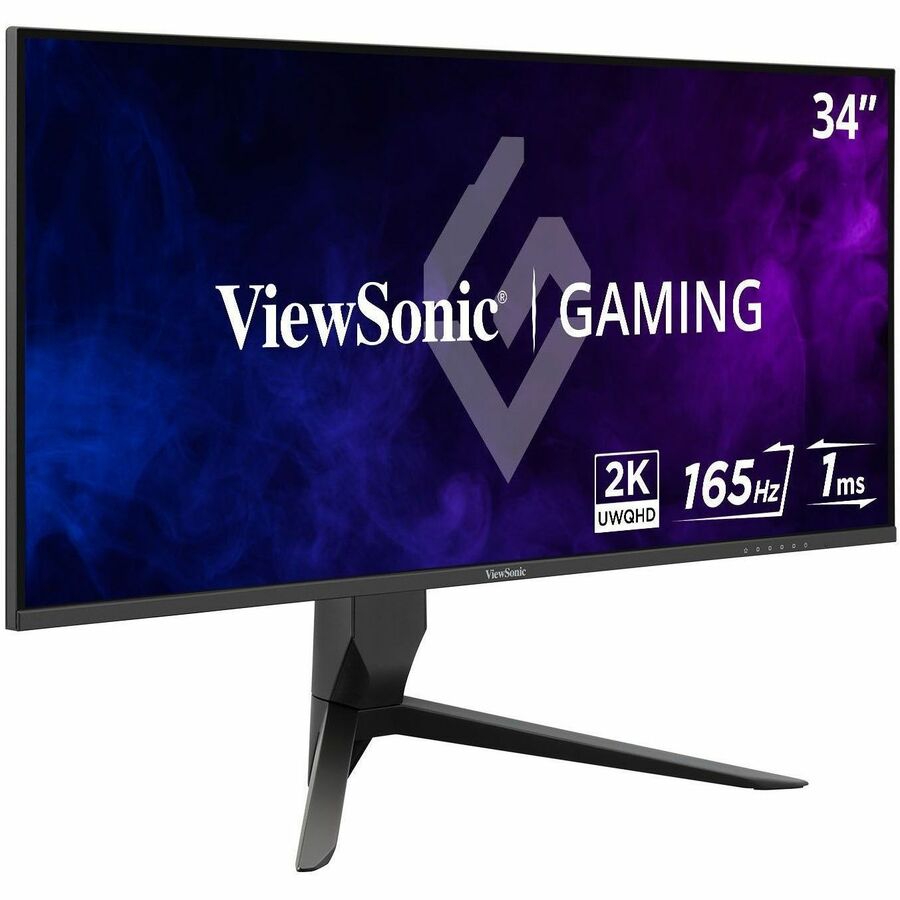 ViewSonic VX3418-2K 34? 21:9 1440p 1ms 165Hz Gaming Monitor with FreeSync Premium, Eye Care, HDMI, DisplayPort and USB