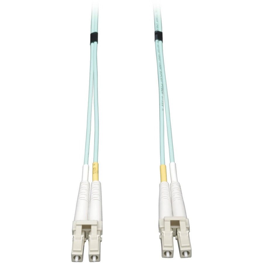 Eaton Tripp Lite Series 10Gb Duplex Multimode 50/125 OM3 LSZH Fiber Patch Cable (LC/LC) - Aqua, 1M (3 ft.)