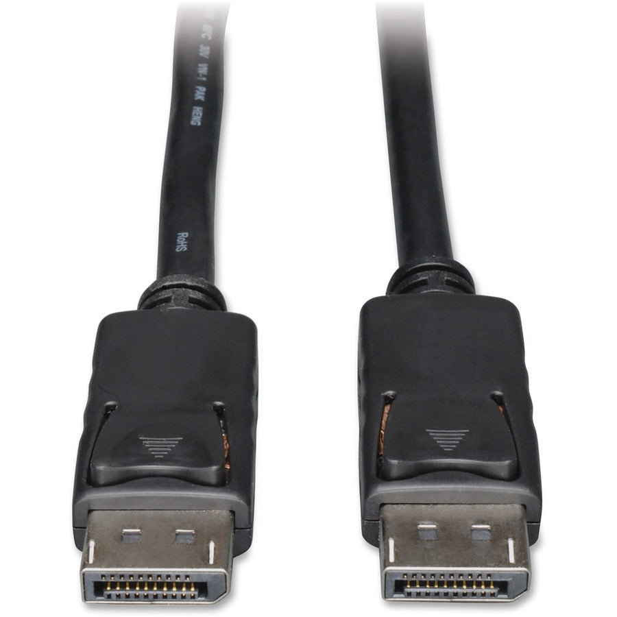 Eaton Tripp Lite Series DisplayPort Cable with Latching Connectors, 4K 60 Hz (M/M), Black, 6 ft. (1.83 m)